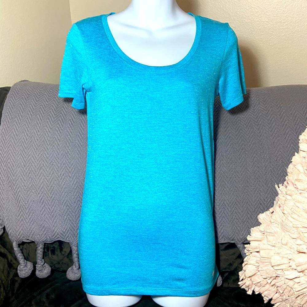 Women’s NIKE DRI-FIT blue T-shirt size XS NWOT